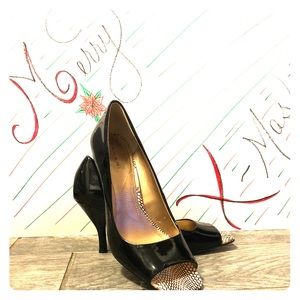 Tahari Square Peep Toes